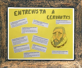 Cartel mini y otra entrevista a Cervantes...